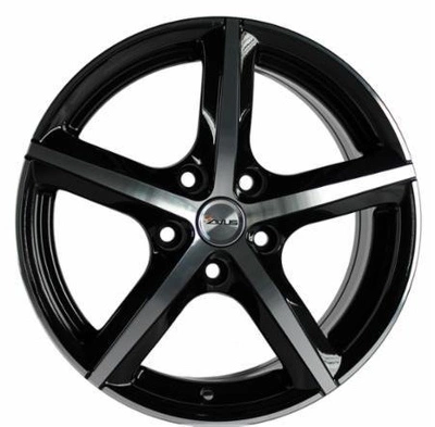 FELGI AVUS AF8 5x112 7.5x17 ET45 BLACK POLISHED