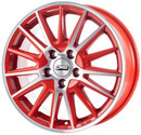 FELGI CMS C23 4x100 6x15 ET40 Diamond Red Gloss