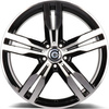 FELGI CARBONADO BASTION 5x112 8.5x19 ET25 Black Front Polished