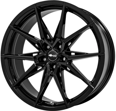 Felgi Brock B42 5x114.3 8.5x19 ET40 Glossy Black