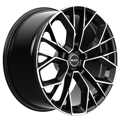 Felgi MAK STILO-D 5x108 9.5x19 ET27 Black Mirror