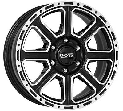 FELGI DOTZ 4x4 KALAHARI DARK 6x139.7 7x16 ET30 Black Polished