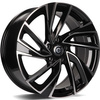 FELGI CARBONADO MONACO 5x112 7.5x17 ET42 Black Front Polished