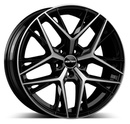 Felgi Gmp Italia Lunica 5x114.3 9.5x20 ET45 Black Diamond