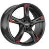 FELGI RONAL R62 Red 5x112 7.5x17 ET45 Jetblack
