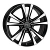 FELGI RIAL M12 5x112 8x19 ET43 Diamond Black Front Polished
