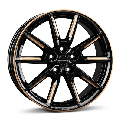 FELGI BORBET LX 5x114.3 8x19 ET50 Black Glossy Gold Spoke Rim