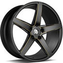 FELGI SEVENTY9 SV-N 5x112 8.5x19 ET35 Black Matt Milled Gold