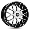 FELGI MAM GT1 5x100/112 8.5x19 ET30 BLACK FRONT POLISH