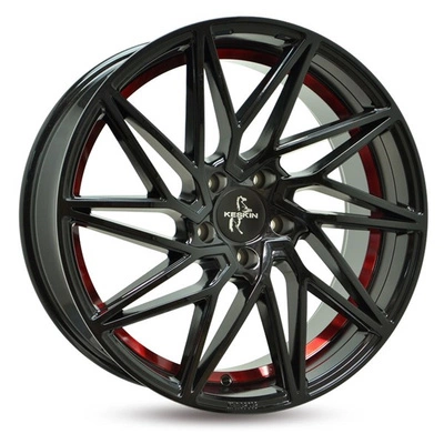 FELGI KESKIN KT20 5x112 8x18 ET45 BLACK PAINTED RED INSIDE