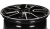 FELGI CARBONADO EXCELLENT 5x112 8.5x19 ET45 Black Front Polished
