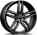FELGI GMP ITALIA FASTEN 5x112 7.5x18 ET45 Black Diamond