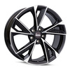 Felgi MAM RS6 5x108 8x18 ET40 Black Front Polish