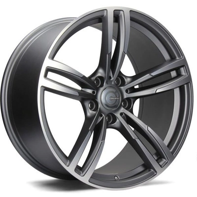 FELGI CARBONADO DIAMOND 5x120 8.5x19 ET33 Matt Anthracite Front Polished
