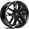 FELGI CARBONADO RENNES 5x108 7.5x17 ET45 Black Front Polished