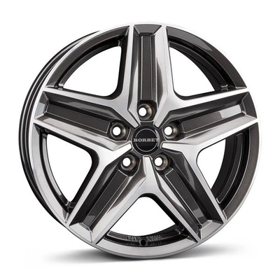 FELGI BORBET CWZ 5x130 7.5x18 ET53 Mistral Anthracite Glossy Polished