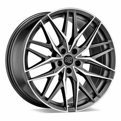 FELGI MSW 50 5x112 8.5x19 ET43 Matt Gun Metal Full Polished