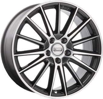 Felgi CMS C23 5x114 8x18 ET46 Gloss Black Polished