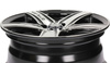 Felgi Carbonado GTRSPORTS1 4x100/4x98 5.5x13 ET30 Black Front Polished
