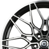 Felgi Carbonado EMERALD 5x112 8x19 ET25 Black Front Polished