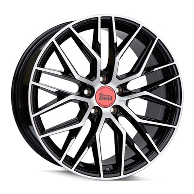 FELGI MAM RS4 8.5x20 5x112 ET30 Black Front Polish