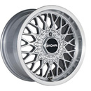 FELGI RONAL LS 4x100 7.5x15 ET25 Silver Front Diamond Cut