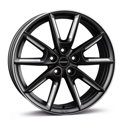 FELGI BORBET LX 5x114.3 8x19 ET50 Black Matt Silver Spoke Rim