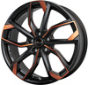 Felgi RC-Design RC34 5x112 7.5x19 ET50 Black Orange Matt