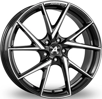 Felgi ALUTEC ADX.01 4x108 7.5x18 ET18 Gloss Black Polished