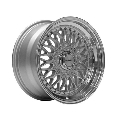 FELGI LENSO BSX 4x98 8.5x17 ET25 Silver Mirror Dish