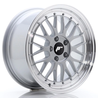 Felgi Japan Racing JR23 17x8 ET35 5x100 Hyper Silver w/ Machined Lip