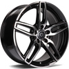 FELGI CARBONADO WAY 5x112 8x18 ET45 Black Front Polished