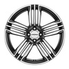 FELGI RONAL R57 4x108 7x17 ET25 Black Front Diamond Cut