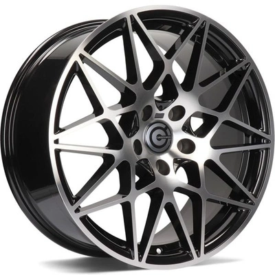 FELGI CARBONADO CRAZY 5x120 8.5x19 ET35 Black Front Polished