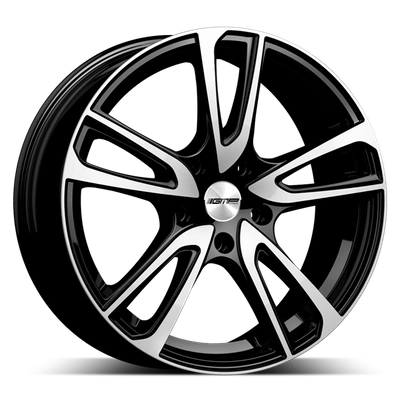 FELGI GMP ITALIA ASTRAL 4x100 7x17 ET40 BLACK DIAMOND