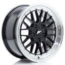 Felgi Japan Racing JR23 17x8 ET35 5x100 Gloss Black w/Machined Lip