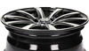 FELGI CARBONADO RAVEN 4x98/100 6x14 ET35 Black Front Polished