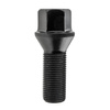 Czarna śruba do felg M14x1.25 30 mm – klucz 17. Stożek