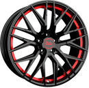 FELGI MAM RS4 5x120 8x18 ET35 BLACK PAINTED RED INSIDE