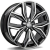 FELGI CARBONADO DISCO 5x112 8x19 ET43 Black Front Polished