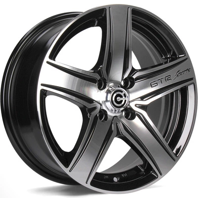 Felgi Carbonado GTRSPORTS1 4x100/4x98 5.5x13 ET30 Black Front Polished