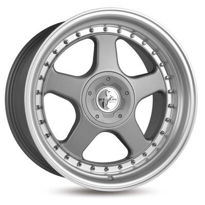 FELGI KESKIN KT1 5x100/112 10x18 ET25 Titan Grey Lip Polish