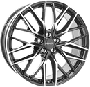 Felgi MONACO GPX 5x114 10.5x21 ET48 Gloss Black Polished