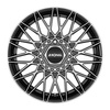 FELGI RONAL LSX 4x100 7x16 ET38 Jetblack Front Diamond Cut