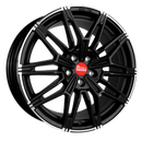 FELGI MAM B3N 5x120 8.5x19 ET35 MATT BLACK LIP POLISH