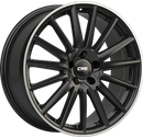 FELGI CMS C23 5x112 7.5x17 ET40 Gloss Black Polished lip