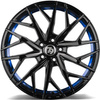 FELGI SEVENTY9 SV-C 5x120 8x18 ET33 Black Glossy Blue Inner Lip