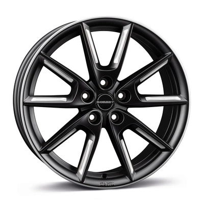 Felgi Borbet LX18 5x108 8x18 ET45 Black Matt Silver Spoke Rim