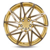 FELGI KESKIN KT20 5x112 8.5x19 ET45 GOLD FRONT POLISH