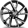 FELGI CARBONADO SUMMER 5x112 7x17 ET40 Black Front Polished